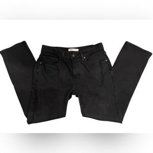 Levi Strauss Signature Straight Leg Jeans Mens 31x30 Black Denim